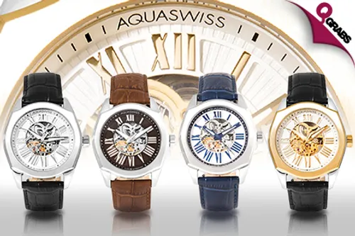 From QR629 Awe with Men’s Aquaswiss Legend OR Bolt G Watches - Choose from 10 Striking Options! (QR4370 Value)
